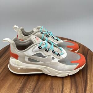 Nike Air Max 270 React Mid Shoes Womens Size 8 Beige Running Comfort Walking Gym